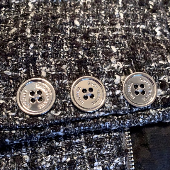 Nwt MICHAEL Michael Kors Boucle Tweed Zipper Jacket 00 - Picture 4 of 7